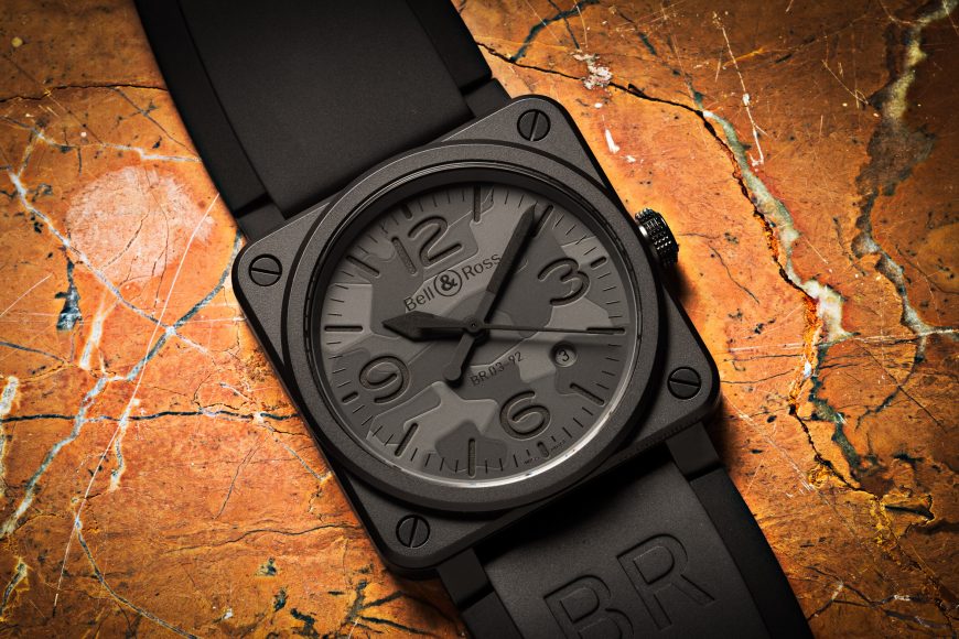 Bell & ross black on sale camo